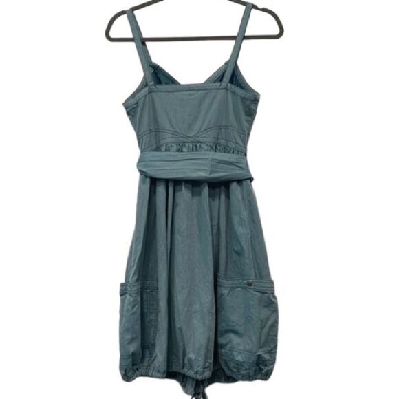 Zac Posen‎ for Target Women’s Dress Chambray Bustier Bodice Bubble Skirt Sm Blue - Picture 3 of 10
